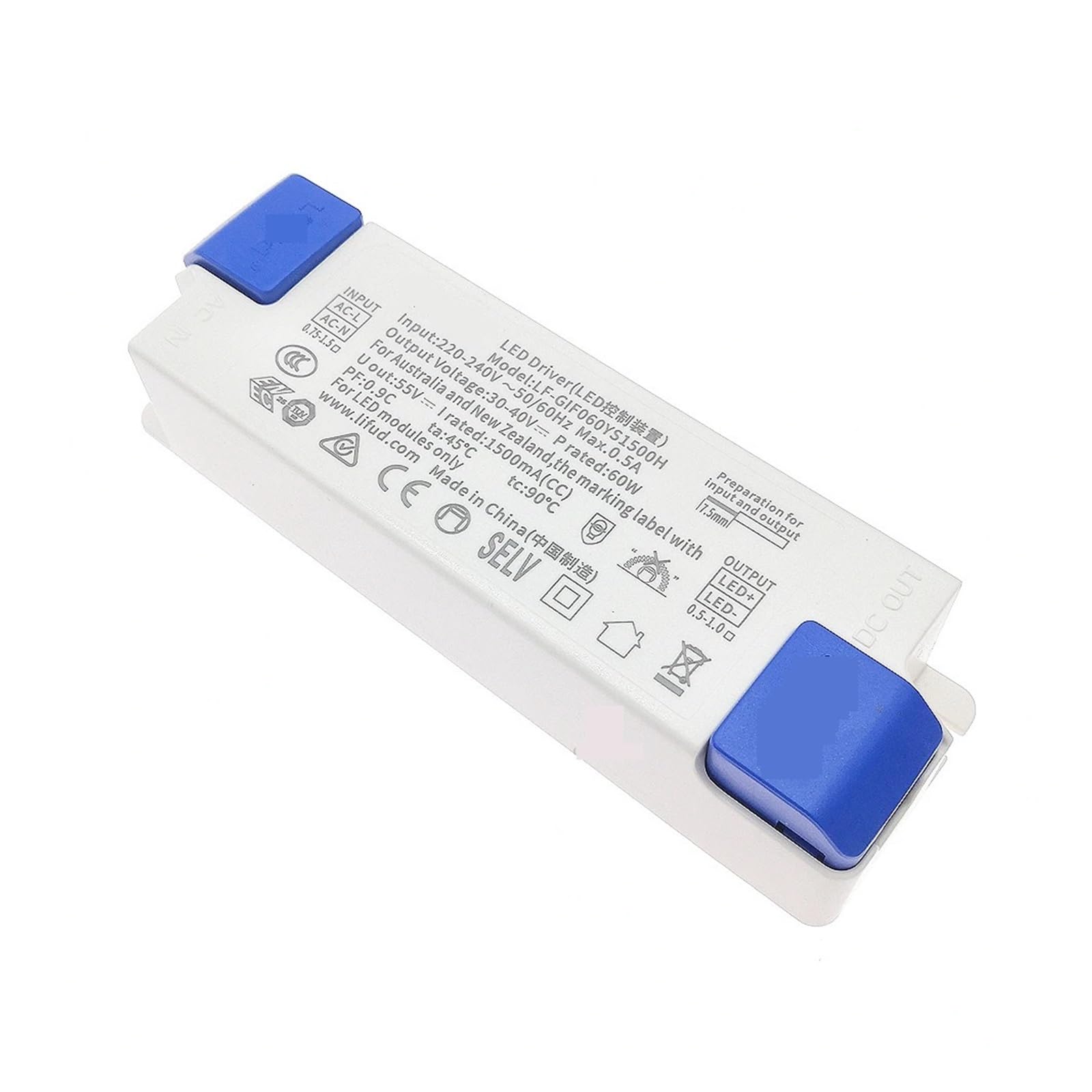 LED Driver LF-GIFxxx 33-40V 500mA 900mA 1000mA 1050mA 1200mA